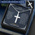 Boyfriend Dad - Thanks For Creating My Best Friend Customize Engraved Cross Necklace