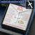 For Your Man - Live With You - Cross Customize Engraved Cross Necklace