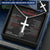 For Husband - My Future - Cross 1 Customize Engraved Cross Necklace