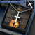 For Your Man - Thankful For Every Single Day - Cross Customize Engraved Cross Necklace