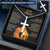 For Your Man - Look Back - Cross Customize Engraved Cross Necklace