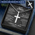 For Your Man - It's You - Cross Customize Engraved Cross Necklace