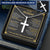 For Husband - Last Breath - Cross Customize Engraved Cross Necklace