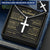 Gift For Husband - Life - Cross 1 Customize Engraved Cross Necklace