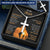 For Your Man - Spending Time With You - Cross Customize Engraved Cross Necklace
