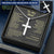 For Your Man - Want Us To Go There Hand In Hand - Cross Customize Engraved Cross Necklace