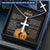 For Your Man - I Love You Forever - Cross Customize Engraved Cross Necklace