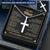 For Your Man - Always Keep Falling In Love - Cross Customize Engraved Cross Necklace