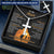 For Your Man - Love You Deeply - Cross Customize Engraved Cross Necklace