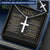 For Your Man - In Your Heart I Have Found My Love - Cross Customize Engraved Cross Necklace