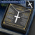 For Husband - As Much As I Can - Cross Customize Engraved Cross Necklace