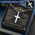 For Husband - Your Name In My Heart- Cross Customize Engraved Cross Necklace