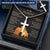 For Husband - Long Tight Hugs - Cross Customize Engraved Cross Necklace