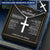 Gift For Husband - Hardest Route - Cross Customize Engraved Cross Necklace