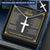 For Your Man - Still Say It Again - Cross Customize Engraved Cross Necklace