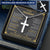 For Husband - Pleasure Of Being Your Wife - Cross Customize Engraved Cross Necklace