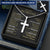For Husband - I'm Proud To Be Yours - Cross Customize Engraved Cross Necklace
