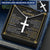 For Husband - My Today - Cross Customize Engraved Cross Necklace