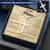 For Your Man - Straight To You - Cross Customize Engraved Cross Necklace