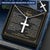 For Your Man - Love And Grow Old With - Cross 1 Customize Engraved Cross Necklace