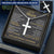 For Your Man - Whenever You Need Support - Cross Customize Engraved Cross Necklace