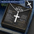 For Your Man - Just Want To Be Your Last Everything - Cross Customize Engraved Cross Necklace