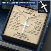 For Husband - That Special Person Is You - Cross Customize Engraved Cross Necklace