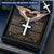 For Husband - What Love Really Is - Cross Customize Engraved Cross Necklace