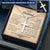 For Husband - Through And Through - Cross Customize Engraved Cross Necklace