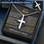 For Your Man - The Most Valuable Gift - Cross Customize Engraved Cross Necklace