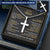 For Your Man - A Team - Cross Customize Engraved Cross Necklace