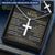 For Your Man - Get To Know You - Cross Customize Engraved Cross Necklace