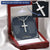 Boyfriend Dad - Thanks For Creating My Best Friend Customize Engraved Cross Necklace