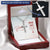 Babe - Drive Safe I Need You Here With Me - Customize Cross Necklace Customize Engraved Cross Necklace