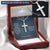 Father Of The Bride Gift - Message #1 Customize Engraved Cross Necklace