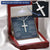 Future Father In Law From Groom - Gracious Woman Customize Engraved Cross Necklace