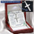 To My Soulmate - Promise Necklace Customize Engraved Cross Necklace