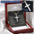 For Your Man - Love Story - Cross Customize Engraved Cross Necklace