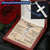 For Son - Be With You - Cross Customize Engraved Cross Necklace