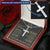 For Your Man - Love You More Than Any Fight We Will Have - Cross Customize Engraved Cross Necklace
