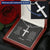 Bonus Dad Cross Necklace Customize Engraved Cross Necklace
