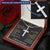 For Husband - Your Last - Cross Customize Engraved Cross Necklace
