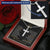 For Your Man - Love Story - Cross Customize Engraved Cross Necklace