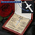 For Your Man - A Supporter - Cross Customize Engraved Cross Necklace