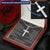 For Husband - Moment With You - Cross Customize Engraved Cross Necklace