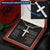 Gift For Husband - Cross Necklace For Men To My Husband From Wife Husband Birthday Gift Customize Engraved Cross Necklace
