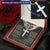 For Husband - Put You On My Path - Cross Customize Engraved Cross Necklace