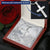 Dad To Son Gifts - Bless The Food Before Us The Family Beside Us & The Love Between Us Customize Engraved Cross Necklace