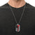 The Thin Red Line Firefighter Dog Tag Pendant Necklace Gifts Engraved Fireman's Dog Tag Engraved Firefighter Dog Tag - Army Tag Necklace, Dog Tag Necklace
