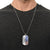 To My Dad - Its Not Easy For A Man To Raise A Child, Father's Day Gift - Army Tag Necklace, Dog Tag Necklace